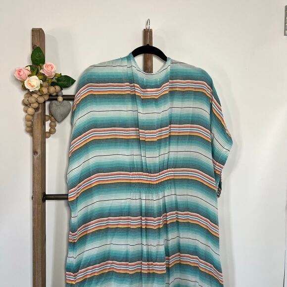 Ariat Aztec Short Sleeve Josie Multi Print Kimono Size Large - Picture 5 of 8